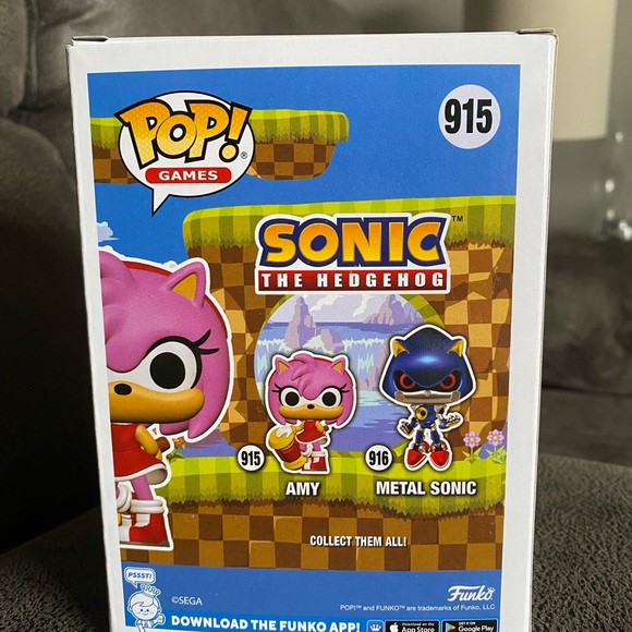 Sonic the Hedgehog Funko Pop! Amy variant - Picture 5 of 7
